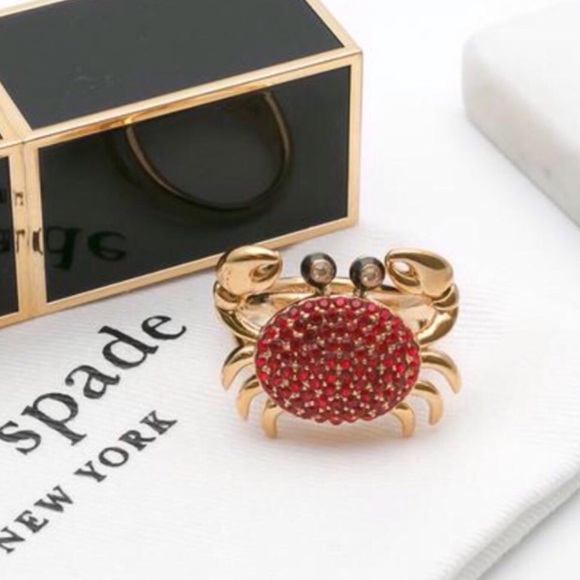 Kate Spade • Shore Thing Crab Ring - Picture 7 of 8